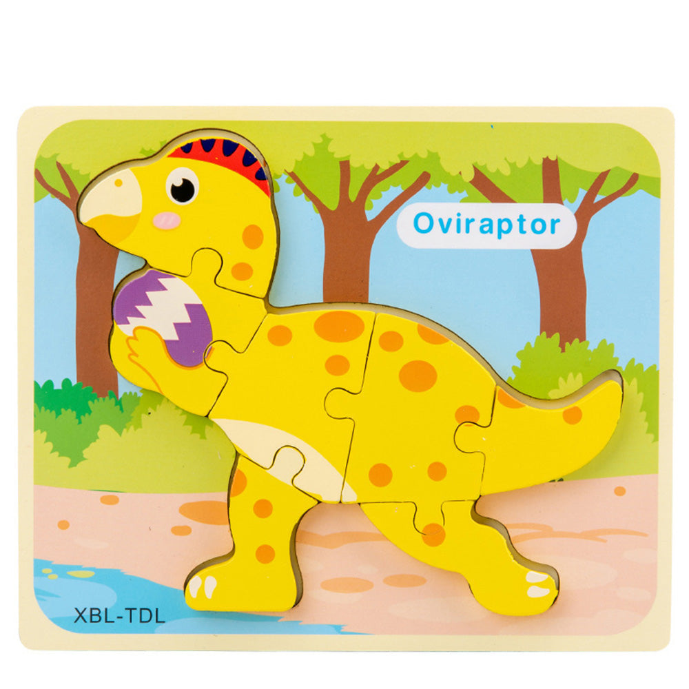 LCM-1124 Peg Puzzles For Toddlers, Dinosaur Assembly Puzzles For Kids, Montessori Educational Learning Puzzles Set for Kids 1-3 Year Old Boys & Girls