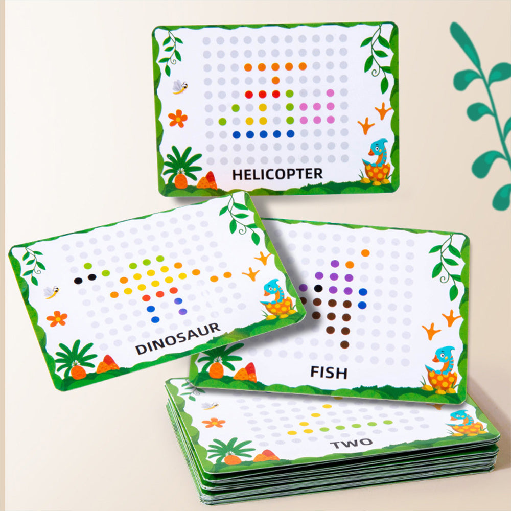 ZW-071501 Magnetic Color and Number Maze,Montessori Toy for 2-5 Years Old Girls,Wooden Magnet Balls Puzzles