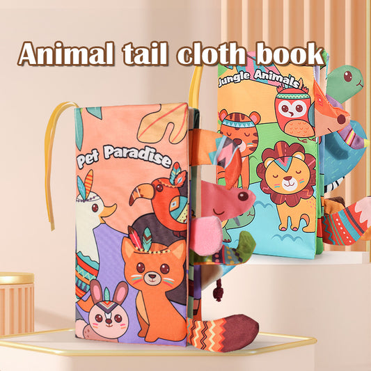 My First Soft Book,Nontoxic Fabric Baby Cloth Books Early Education Toys Activity Crinkle Cloth Book for Toddler, Infants and Kids Perfect for Baby Shower