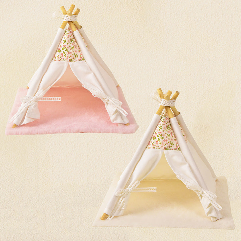 K23121401 Miniature Tent Dollhouse Play Tent Mini House Ornament for Model Sets Decorations