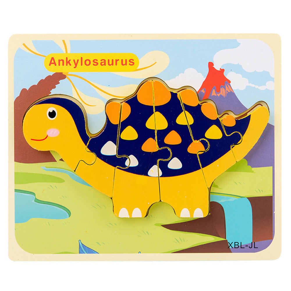 LCM-1124 Peg Puzzles For Toddlers, Dinosaur Assembly Puzzles For Kids, Montessori Educational Learning Puzzles Set for Kids 1-3 Year Old Boys & Girls