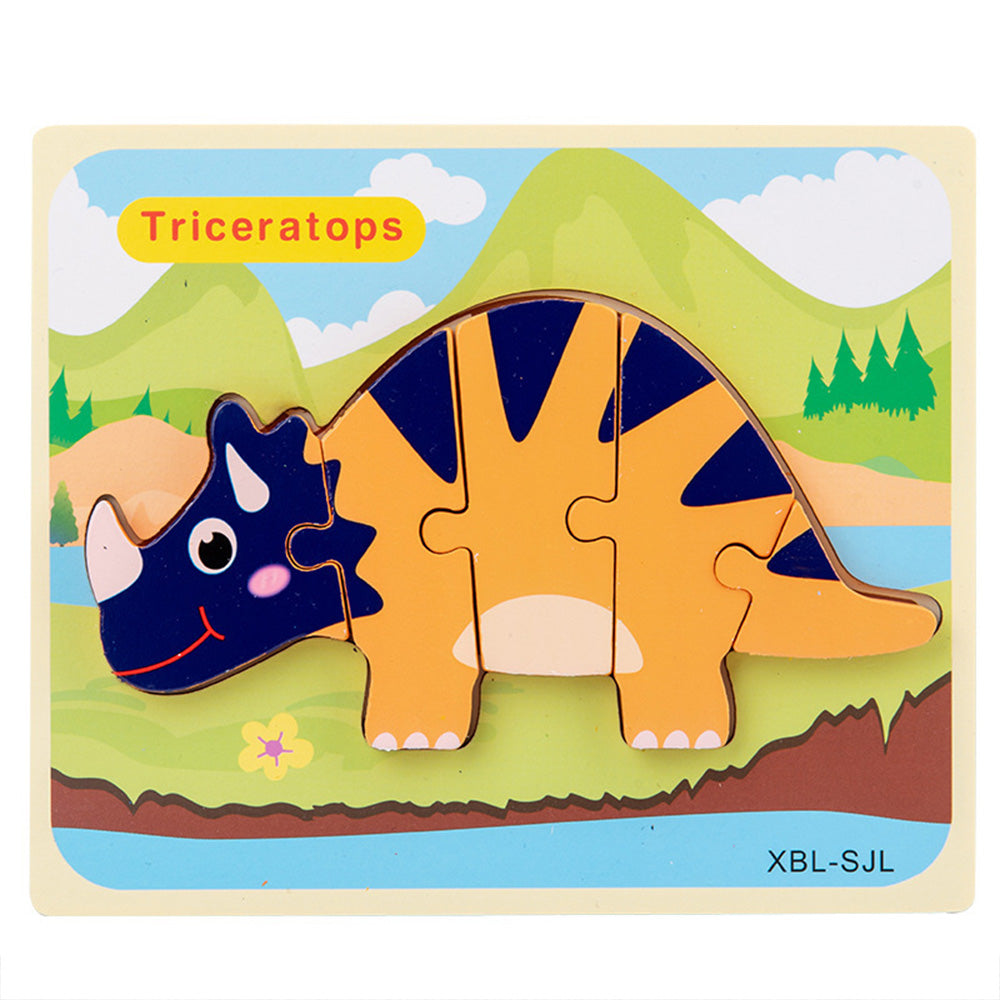 LCM-1124 Peg Puzzles For Toddlers, Dinosaur Assembly Puzzles For Kids, Montessori Educational Learning Puzzles Set for Kids 1-3 Year Old Boys & Girls