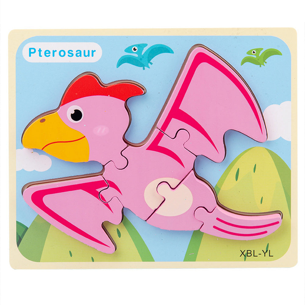LCM-1124 Peg Puzzles For Toddlers, Dinosaur Assembly Puzzles For Kids, Montessori Educational Learning Puzzles Set for Kids 1-3 Year Old Boys & Girls