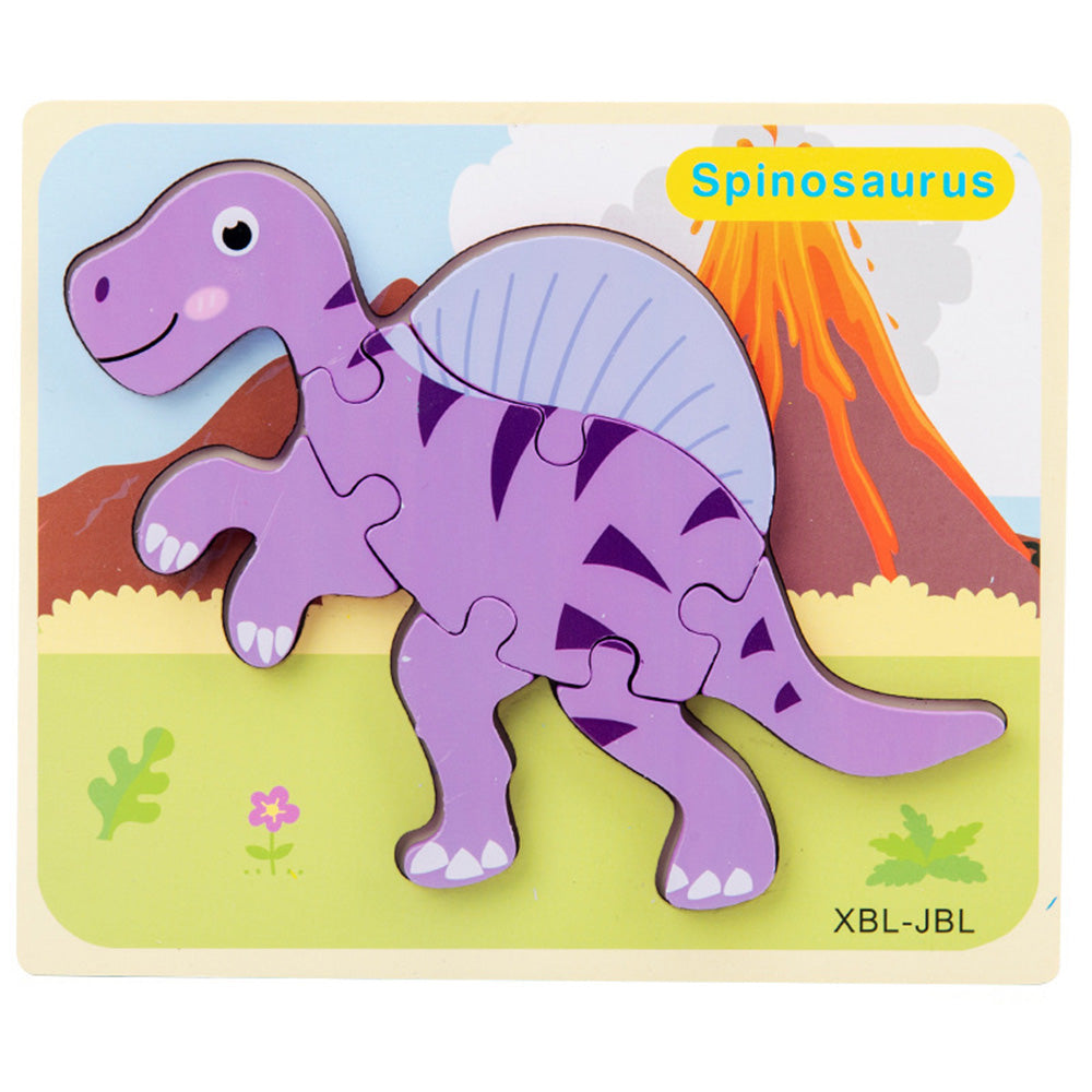LCM-1124 Peg Puzzles For Toddlers, Dinosaur Assembly Puzzles For Kids, Montessori Educational Learning Puzzles Set for Kids 1-3 Year Old Boys & Girls