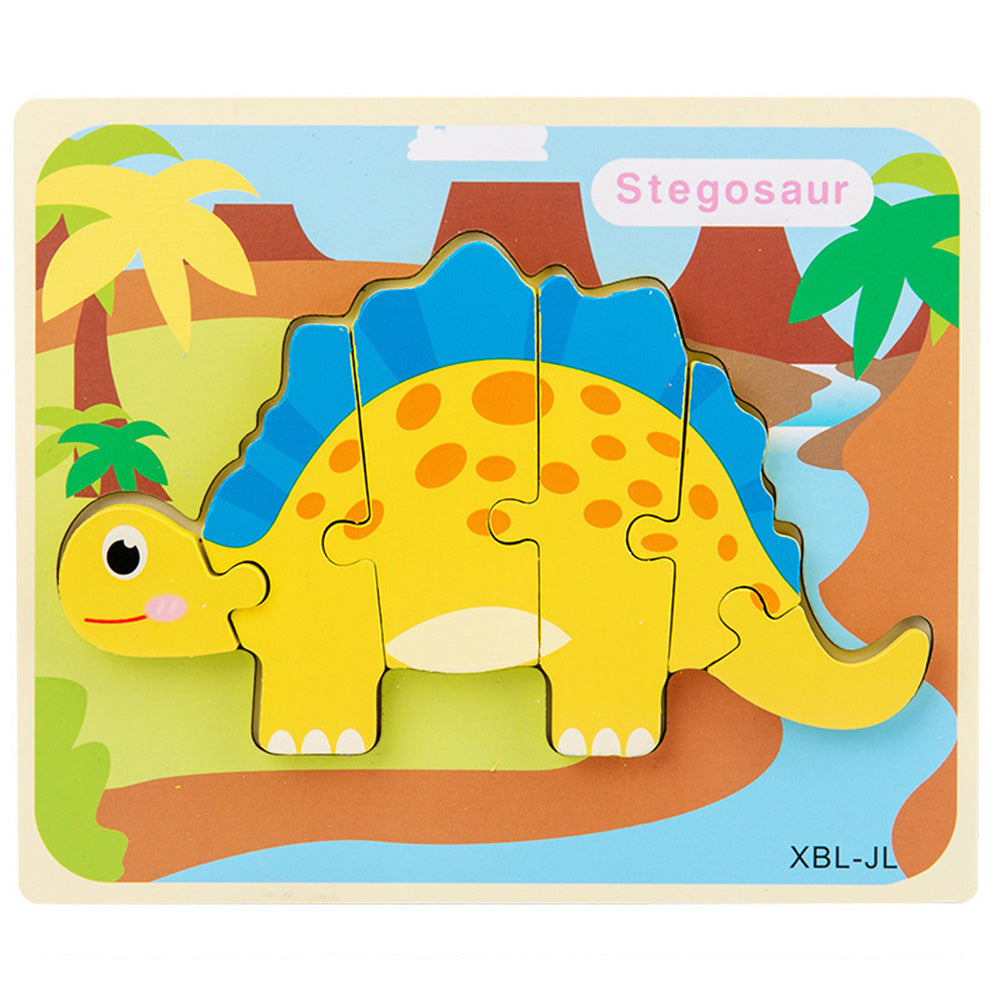 LCM-1124 Peg Puzzles For Toddlers, Dinosaur Assembly Puzzles For Kids, Montessori Educational Learning Puzzles Set for Kids 1-3 Year Old Boys & Girls