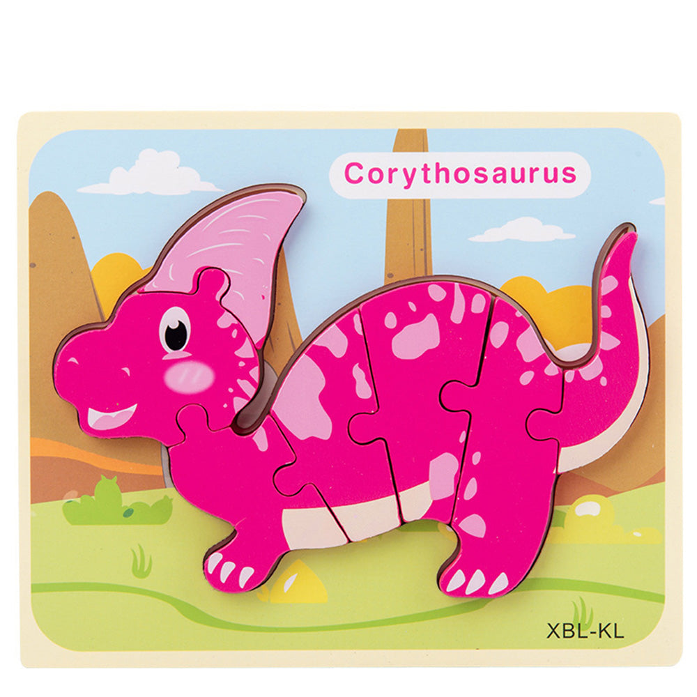 LCM-1124 Peg Puzzles For Toddlers, Dinosaur Assembly Puzzles For Kids, Montessori Educational Learning Puzzles Set for Kids 1-3 Year Old Boys & Girls