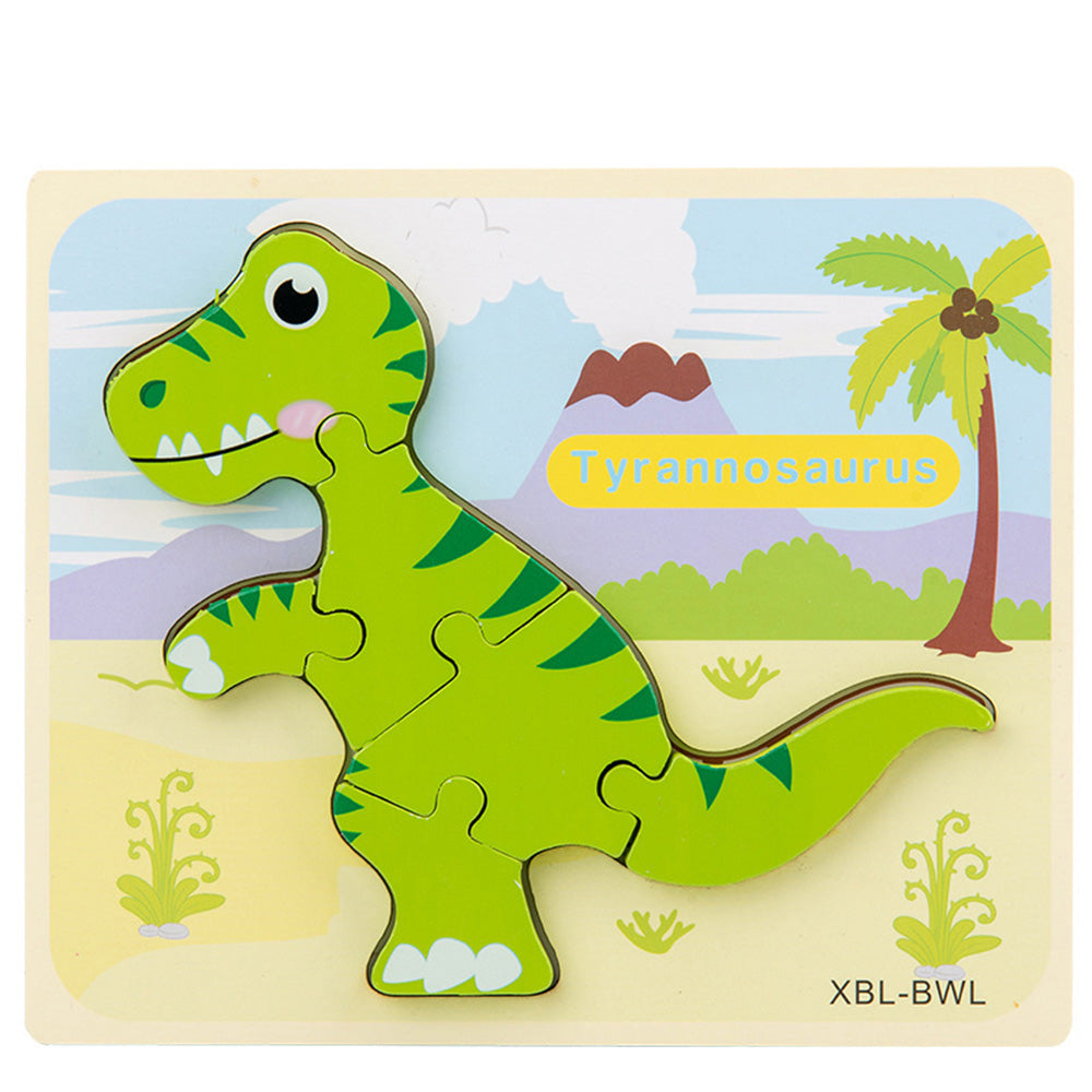 LCM-1124 Peg Puzzles For Toddlers, Dinosaur Assembly Puzzles For Kids, Montessori Educational Learning Puzzles Set for Kids 1-3 Year Old Boys & Girls