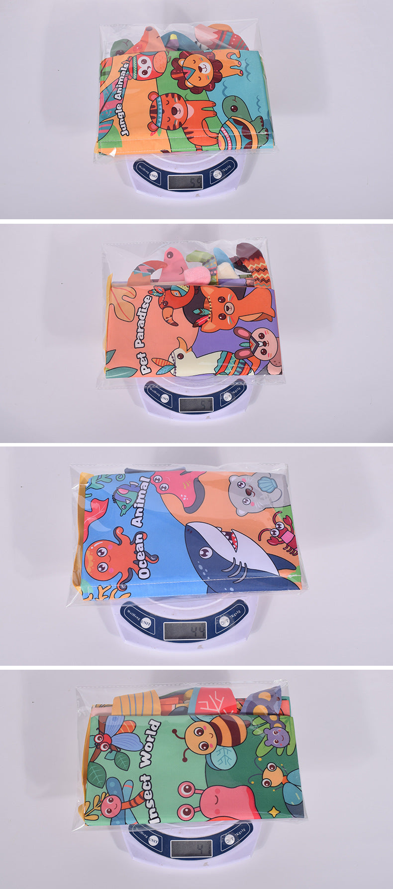My First Soft Book,Nontoxic Fabric Baby Cloth Books Early Education Toys Activity Crinkle Cloth Book for Toddler, Infants and Kids Perfect for Baby Shower