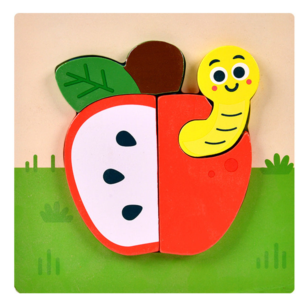 MBJ-1121 Wooden Puzzles for Toddlers 1-3, Animals Toddler Puzzles 1-3, Puzzles for Toddlers 2-4, Wood Puzzles Christmas Montessori Toys Gifts for 1 2 Year Old, Baby Puzzles 12-18, Kids Learning Toy