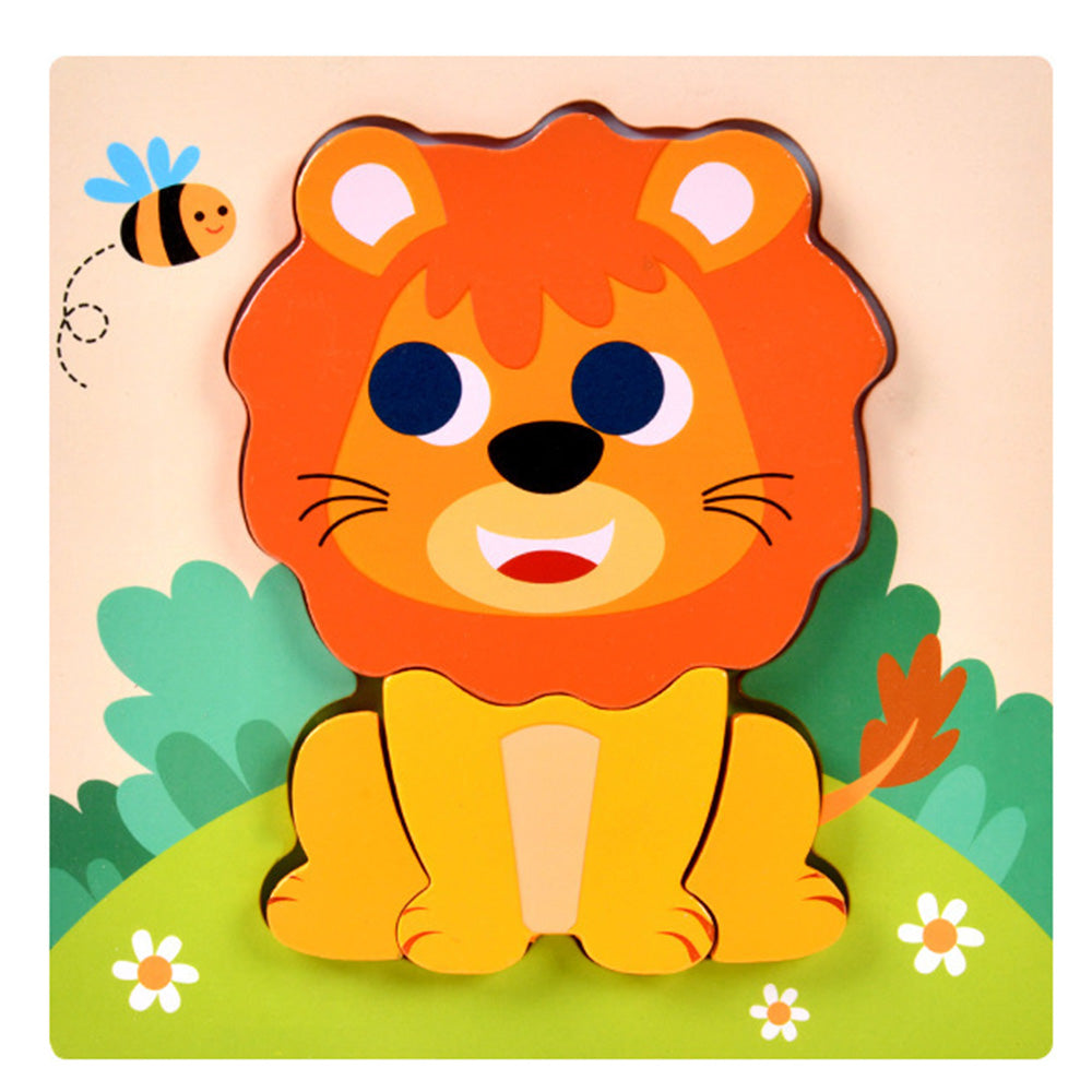 MBJ-1121 Wooden Puzzles for Toddlers 1-3, Animals Toddler Puzzles 1-3, Puzzles for Toddlers 2-4, Wood Puzzles Christmas Montessori Toys Gifts for 1 2 Year Old, Baby Puzzles 12-18, Kids Learning Toy