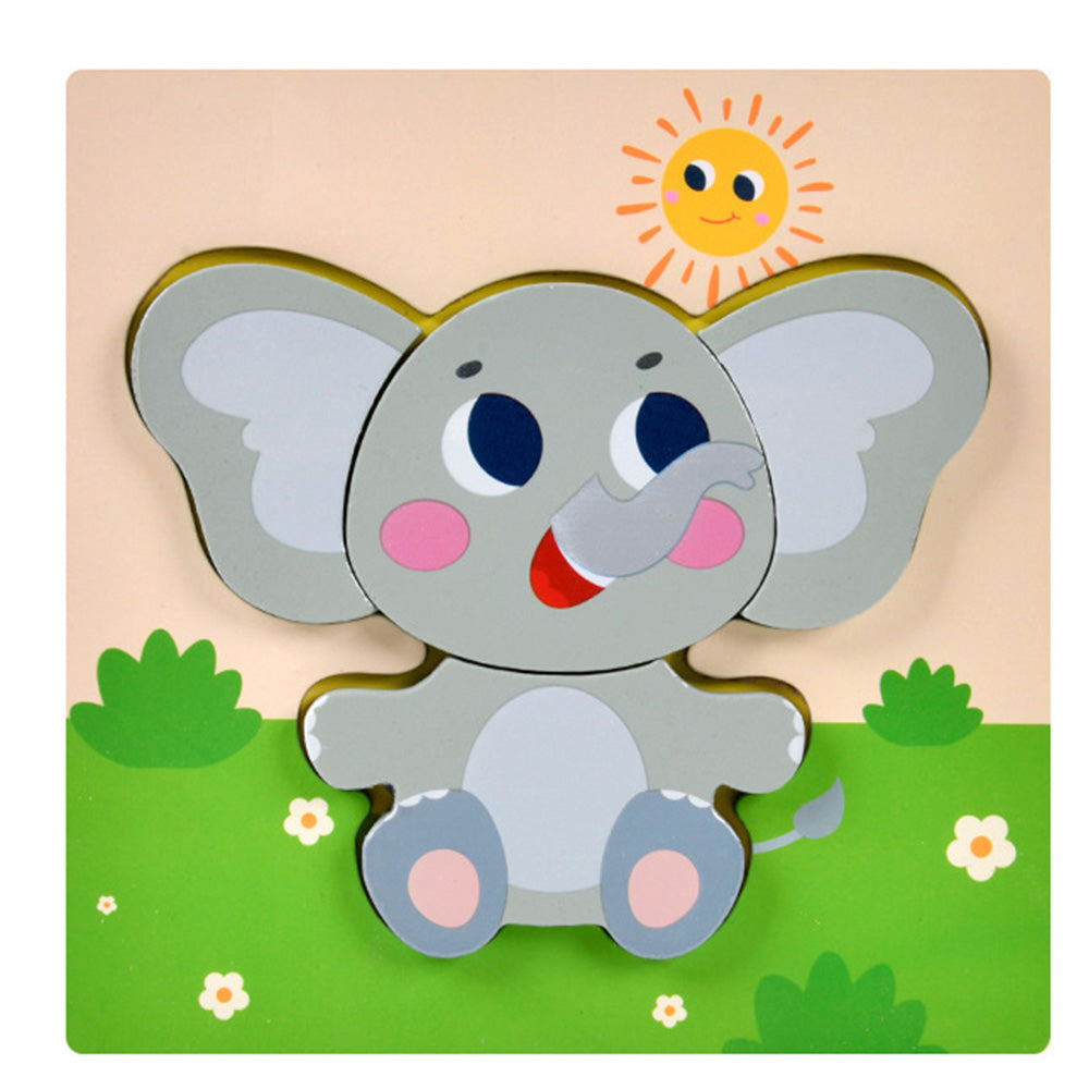 MBJ-1121 Wooden Puzzles for Toddlers 1-3, Animals Toddler Puzzles 1-3, Puzzles for Toddlers 2-4, Wood Puzzles Christmas Montessori Toys Gifts for 1 2 Year Old, Baby Puzzles 12-18, Kids Learning Toy