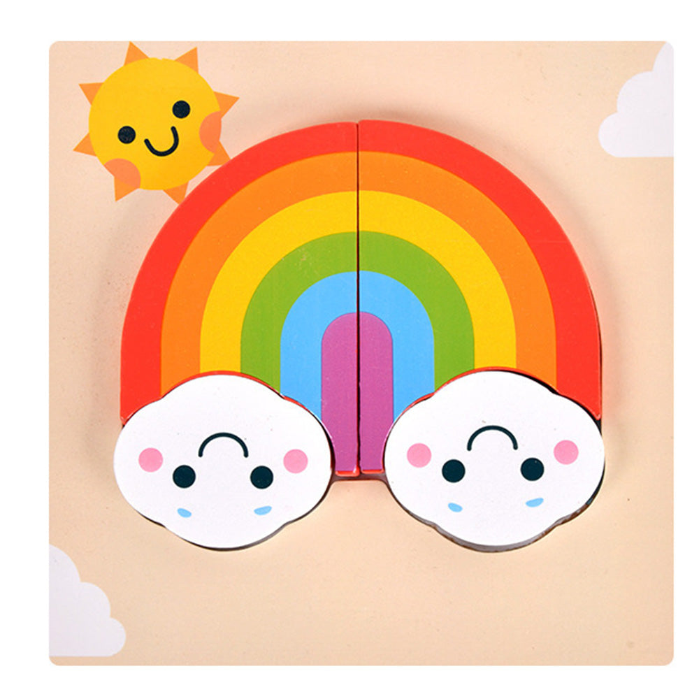 MBJ-1121 Wooden Puzzles for Toddlers 1-3, Animals Toddler Puzzles 1-3, Puzzles for Toddlers 2-4, Wood Puzzles Christmas Montessori Toys Gifts for 1 2 Year Old, Baby Puzzles 12-18, Kids Learning Toy