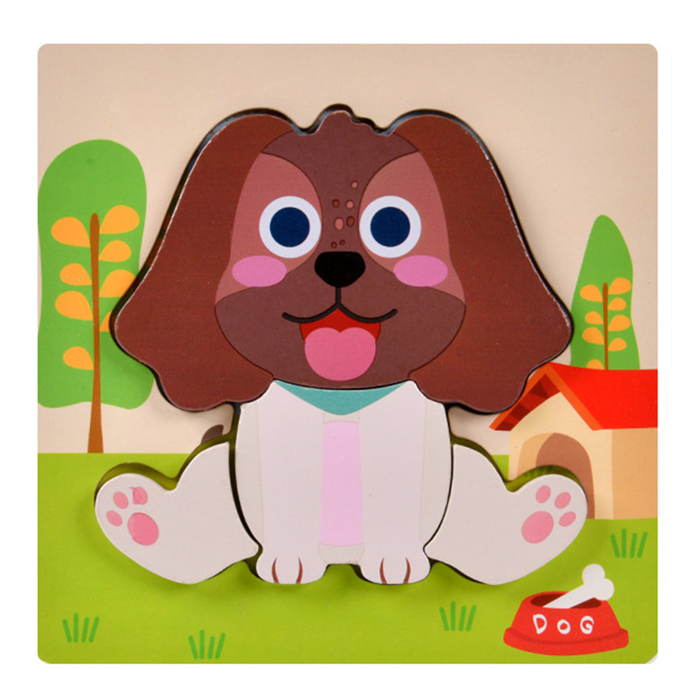 MBJ-1121 Wooden Puzzles for Toddlers 1-3, Animals Toddler Puzzles 1-3, Puzzles for Toddlers 2-4, Wood Puzzles Christmas Montessori Toys Gifts for 1 2 Year Old, Baby Puzzles 12-18, Kids Learning Toy