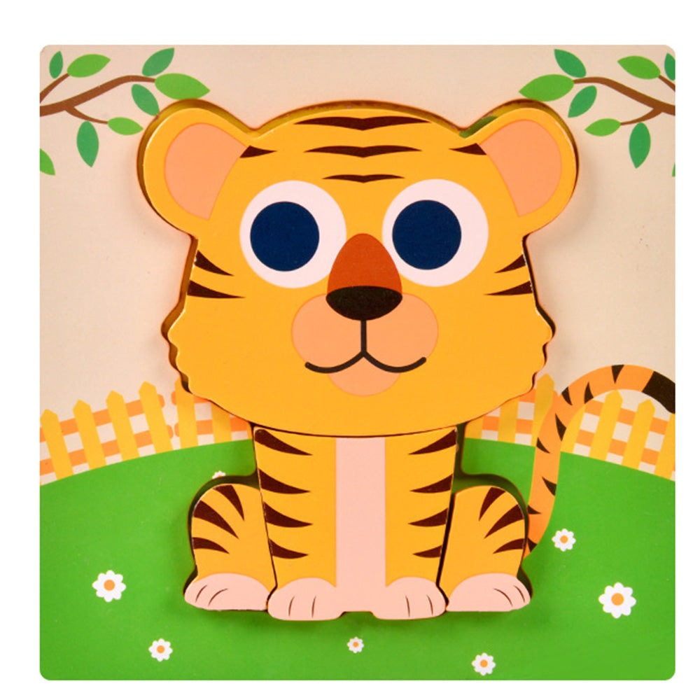 MBJ-1121 Wooden Puzzles for Toddlers 1-3, Animals Toddler Puzzles 1-3, Puzzles for Toddlers 2-4, Wood Puzzles Christmas Montessori Toys Gifts for 1 2 Year Old, Baby Puzzles 12-18, Kids Learning Toy
