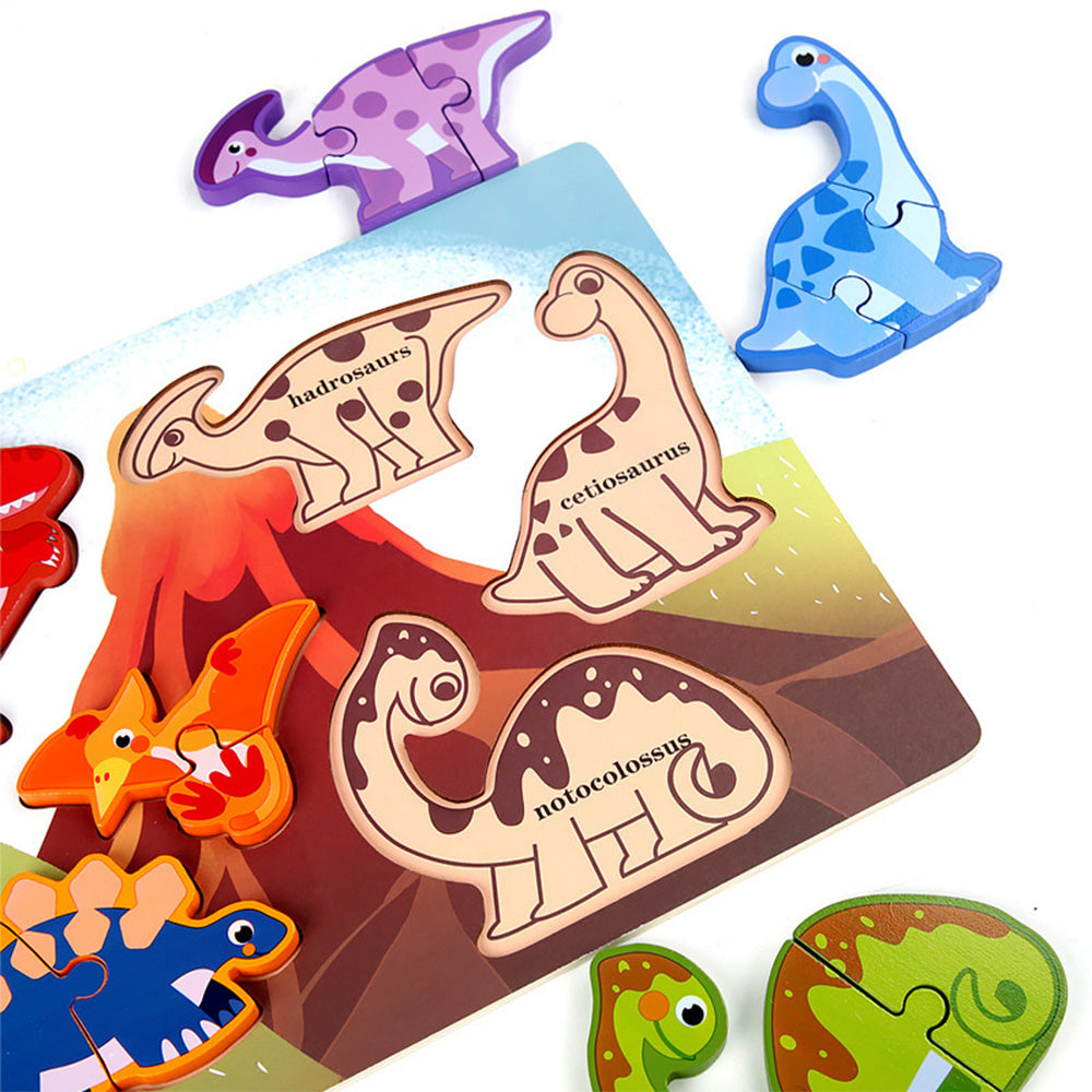 Wooden Toddler Puzzles Ages 1-3,Montessori Jigsaw Puzzle for Toddlers 1-3,Learning Toys for Kids 2-4 Years Old, Educational Gifts for Boys Girls 2-3