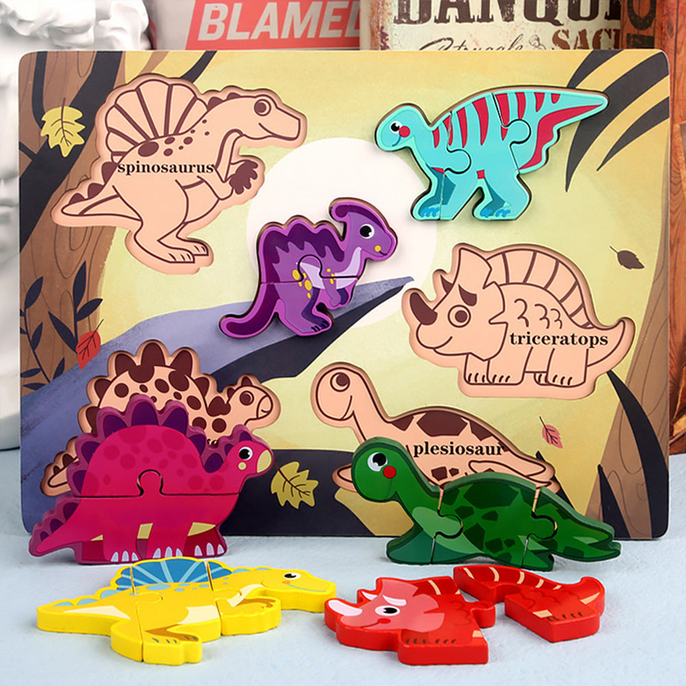 Wooden Toddler Puzzles Ages 1-3,Montessori Jigsaw Puzzle for Toddlers 1-3,Learning Toys for Kids 2-4 Years Old, Educational Gifts for Boys Girls 2-3