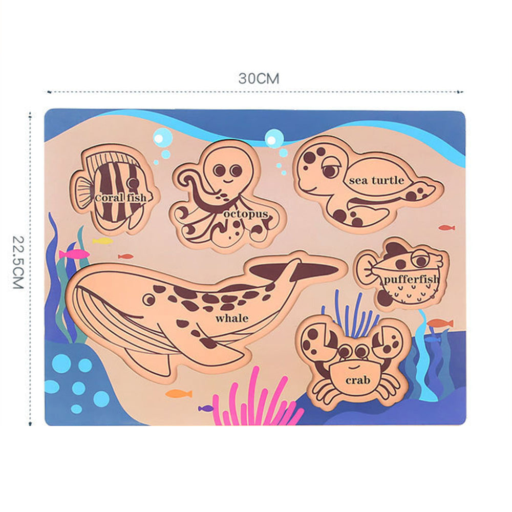 Wooden Toddler Puzzles Ages 1-3,Montessori Jigsaw Puzzle for Toddlers 1-3,Learning Toys for Kids 2-4 Years Old, Educational Gifts for Boys Girls 2-3