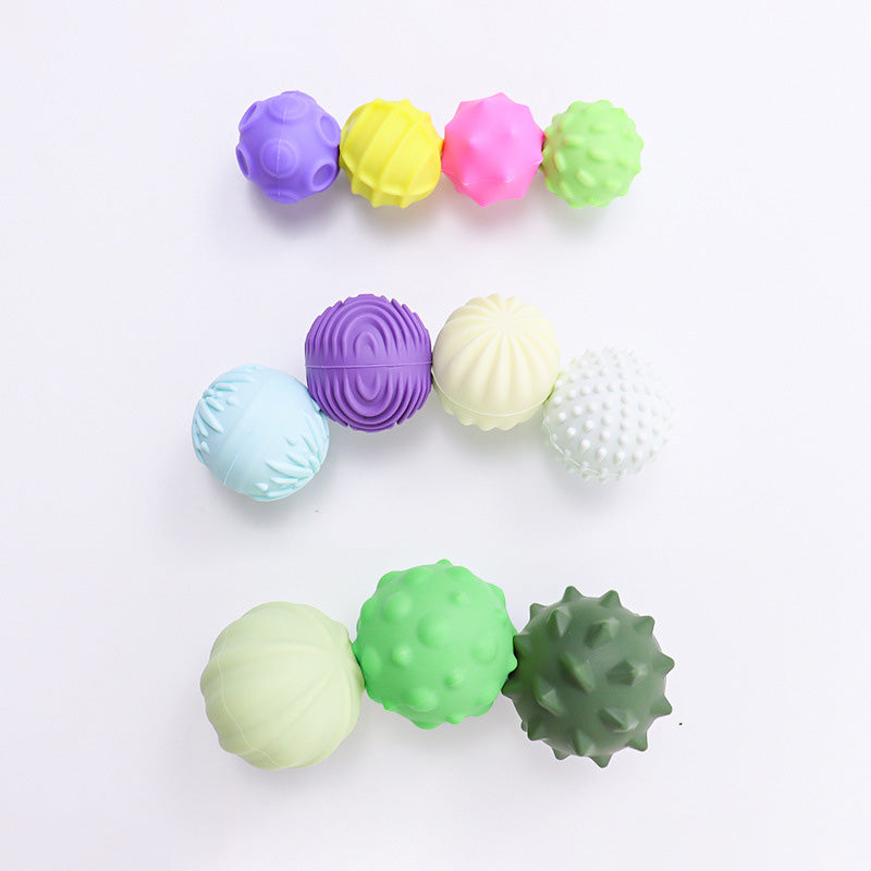 A011 Magnetic Stress Balls 4 Pack Silicone Sensory Fidget Relief Toys