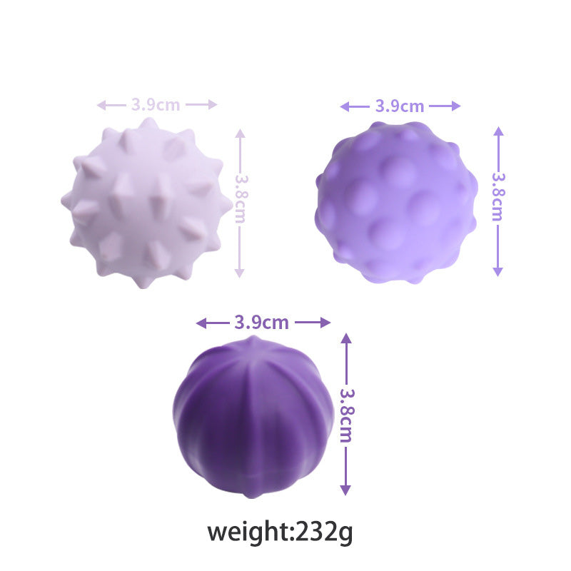 A011 Magnetic Stress Balls 4 Pack Silicone Sensory Fidget Relief Toys