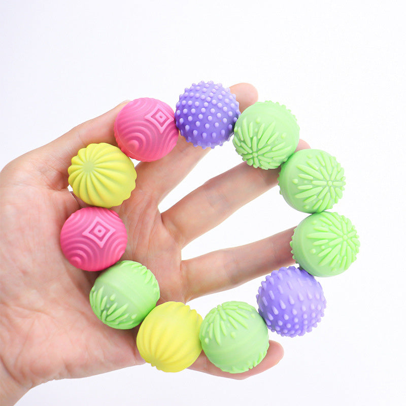 A011 Magnetic Stress Balls 4 Pack Silicone Sensory Fidget Relief Toys