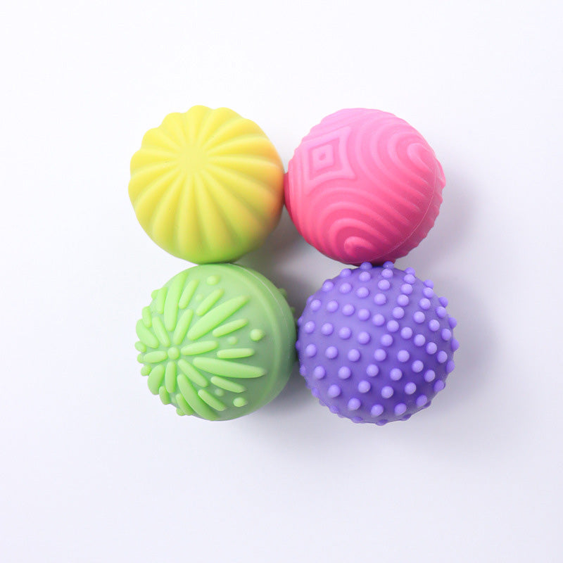 A011 Magnetic Stress Balls 4 Pack Silicone Sensory Fidget Relief Toys