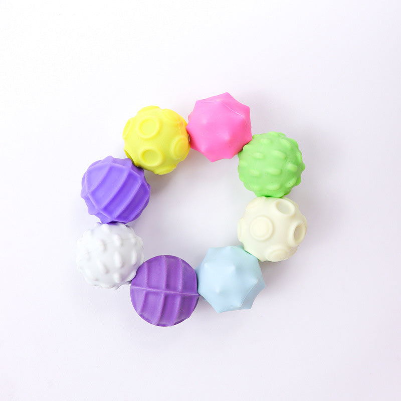 A011 Magnetic Stress Balls 4 Pack Silicone Sensory Fidget Relief Toys
