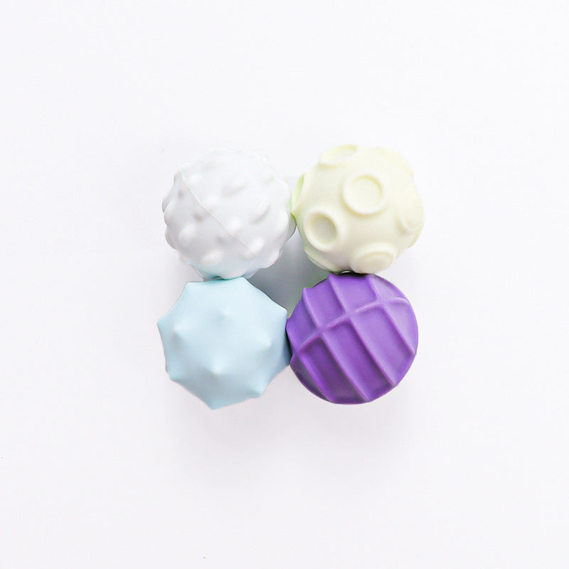A011 Magnetic Stress Balls 4 Pack Silicone Sensory Fidget Relief Toys