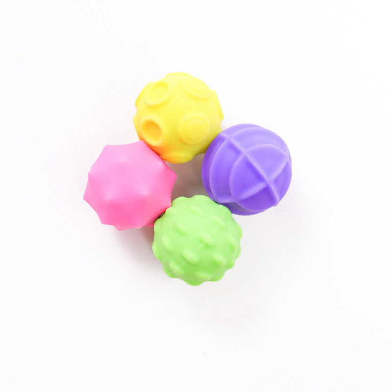 A011 Magnetic Stress Balls 4 Pack Silicone Sensory Fidget Relief Toys