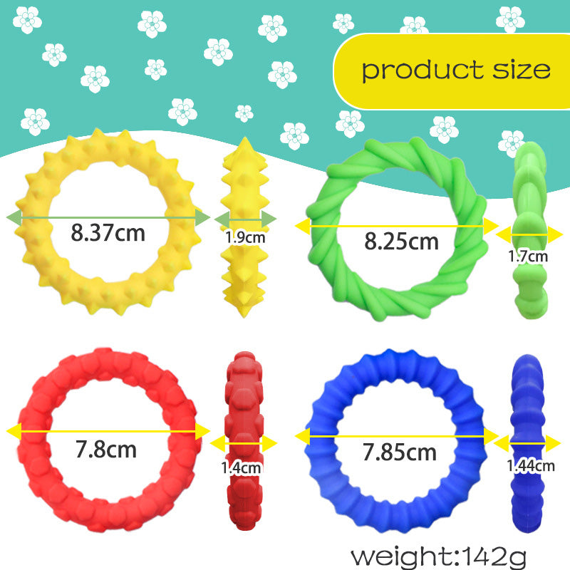 A012 Sensory Fidget Toys for Kids Adults - 4 Pack Stretchy Fidget Bracelet