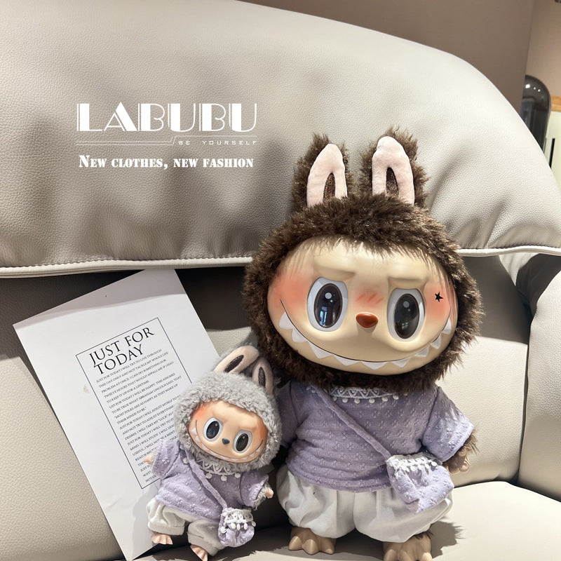 17cm/40cm Clothes Set(NO Doll),  Overalls Set for 17cm/40cm Accessories Suit, Cute Clothes for Dress up Unique Style