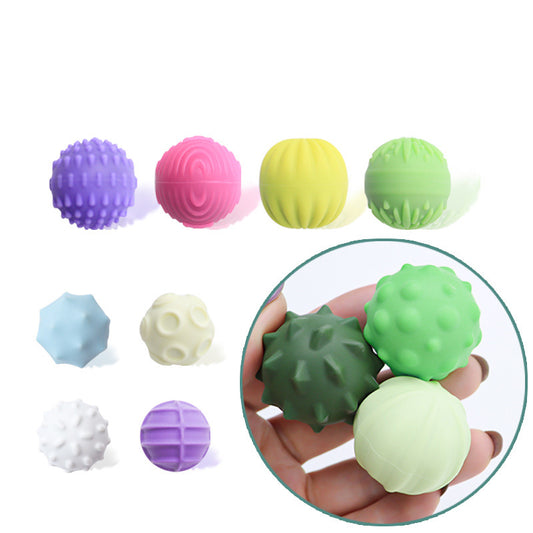 A011 Magnetic Stress Balls 4 Pack Silicone Sensory Fidget Relief Toys
