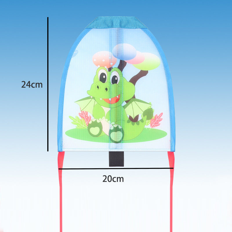 K010 4 pcs Small Kites & Airplane Launcher for Kids, Outdoor Flying Kites & Glider Planes