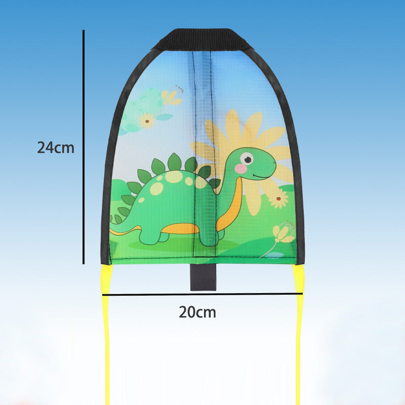 K010 4 pcs Small Kites & Airplane Launcher for Kids, Outdoor Flying Kites & Glider Planes