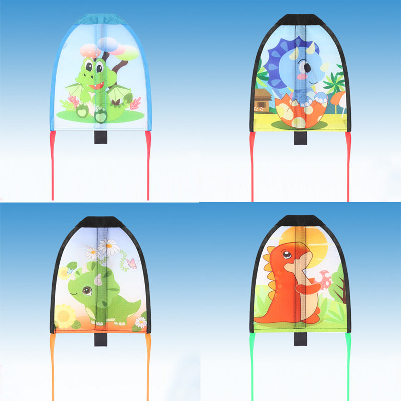 K010 4 pcs Small Kites & Airplane Launcher for Kids, Outdoor Flying Kites & Glider Planes