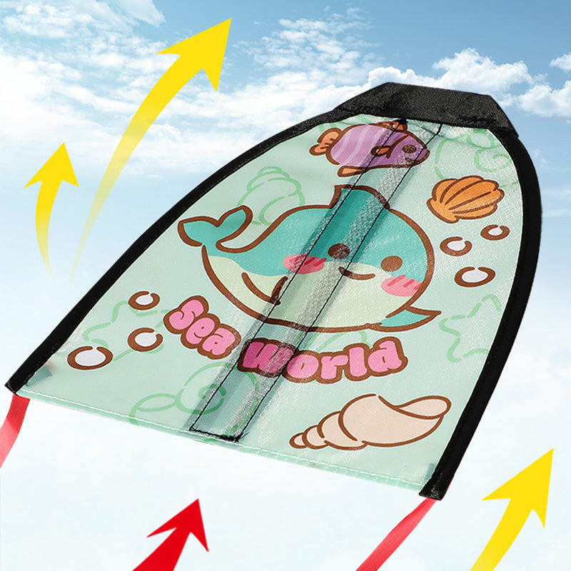 K013 4 pcs Small Kites & Airplane Launcher for Kids, Outdoor Flying Kites & Glider Planes