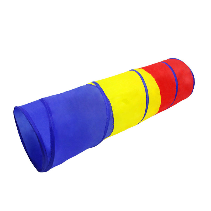 K015 Pop Up Play Tunnel Tent for Toddlers Babies or Dogs, Indoor & Outdoor Toys for Kids Backyard Playset