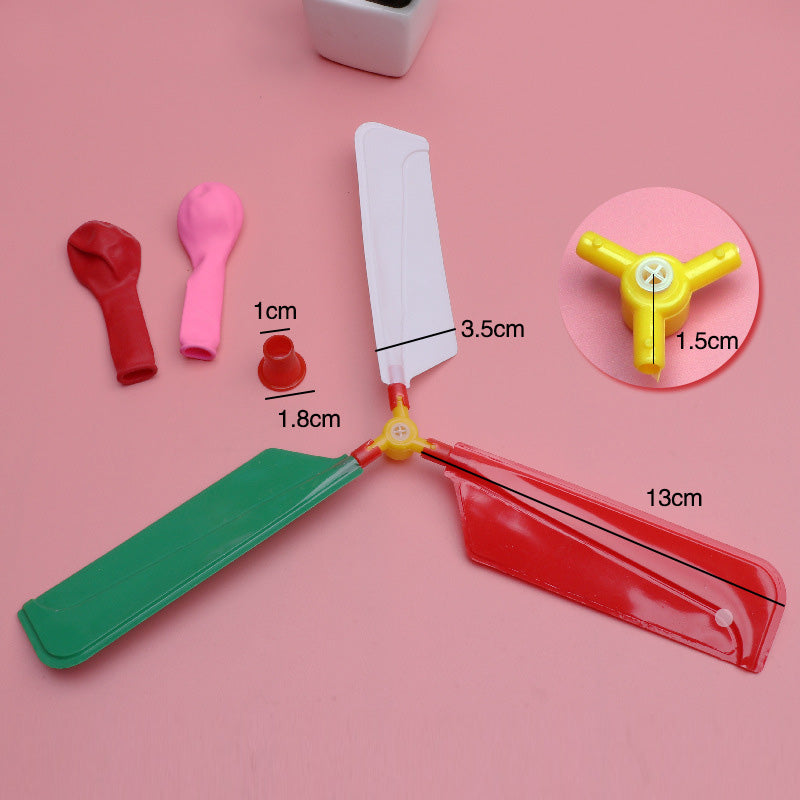 K016 2pcs Kids Toy Balloon Helicopter, Outdoor Flying Toys for Boys and Girls
