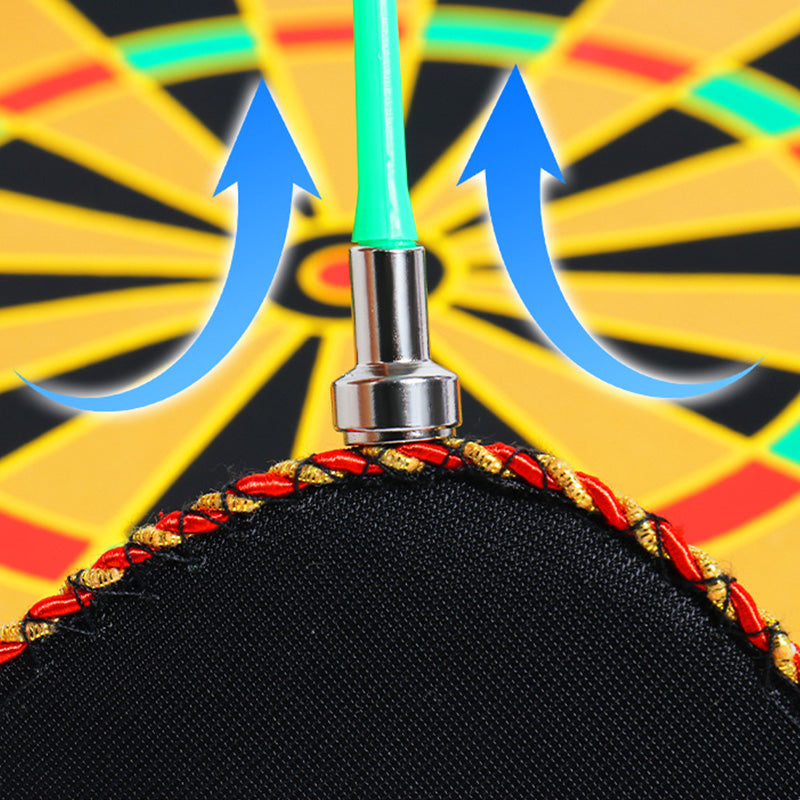 K019 Magnetic Dart Board, Indoor Outdoor Dart Games for Kids with 6pcs Magnetic Darts, Safety Toy Games, Rollup Double Sided Board Game Set for Gifts