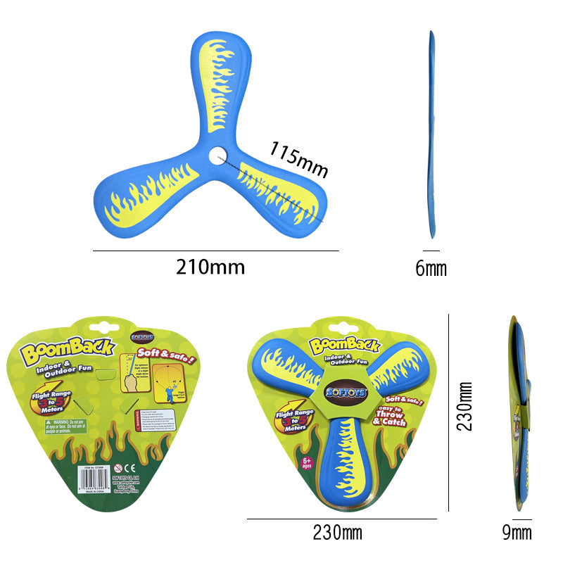 ST3008 Outdoor Boomerang 4 Pack, Light Foam for Safe, Outdoor Boomerang Fun!