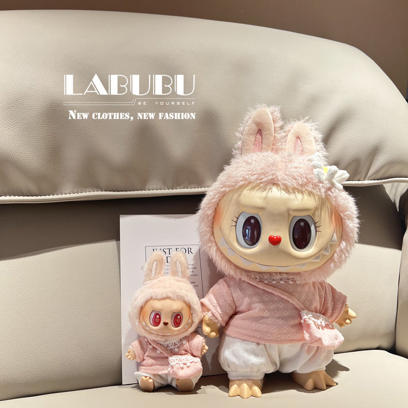 17cm/40cm Clothes Set(NO Doll),  Overalls Set for 17cm/40cm Accessories Suit, Cute Clothes for Dress up Unique Style